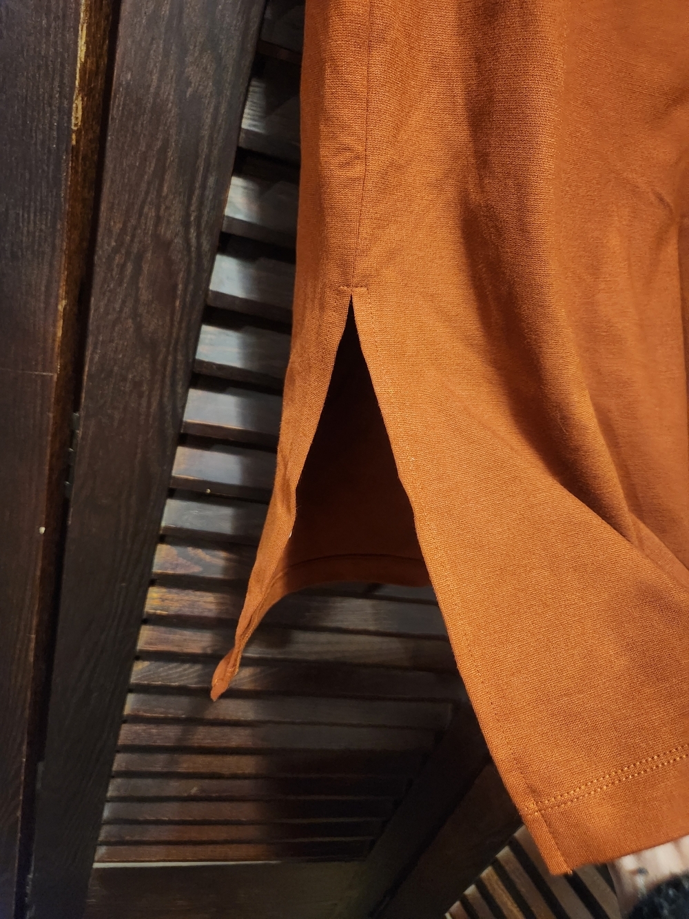 Nine West Rust Orange Pencil Skirt - Picture 2 of 5
